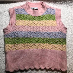 Beautiful Zredara Girls Knit Wool? Vest Size M/L